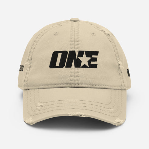 1STAR Undefeated Distressed Dad Hat